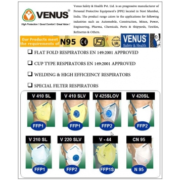 VENUS Safety Masks & Respirators